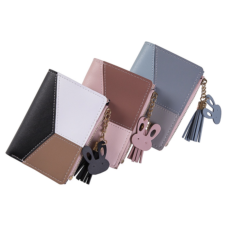 Dompet Lipat Wanita Import Dompet Mini Lipat Cewek Dompet Kartu Dompet Mini Wanita Dompet Fashion Lu