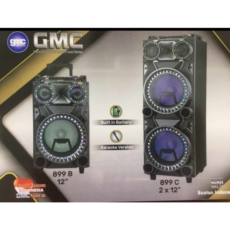 Speaker Aktif GMC type 899 C khusus KotaCirebon