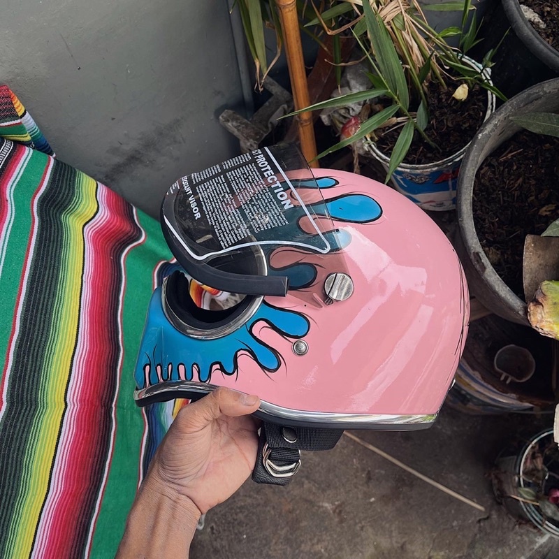 Helm Custom Cakil Handpainted - Helm Custom