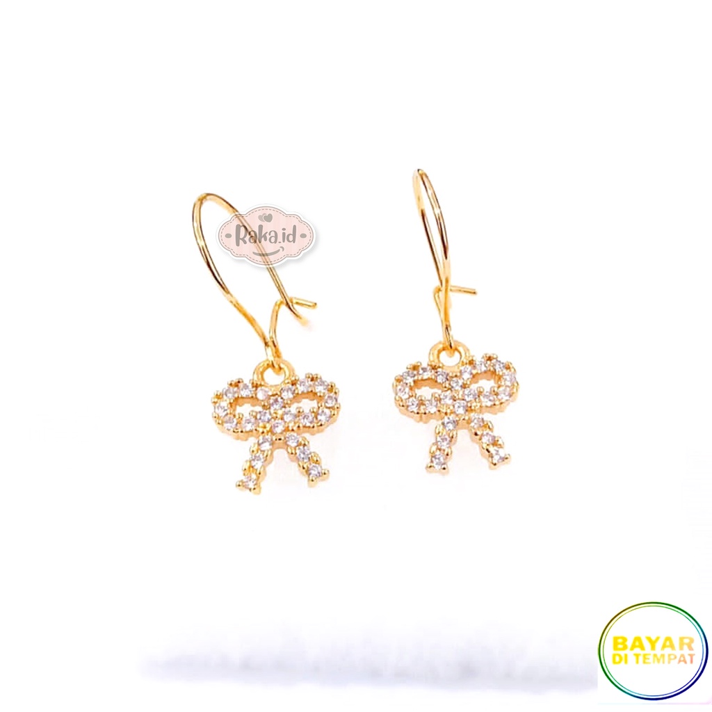 Anting Clip / Klip Wanita Pita Jurai Gold Perhiasan Aksesoris Wanita 841