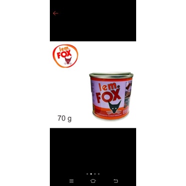 

lem fox 70 gr