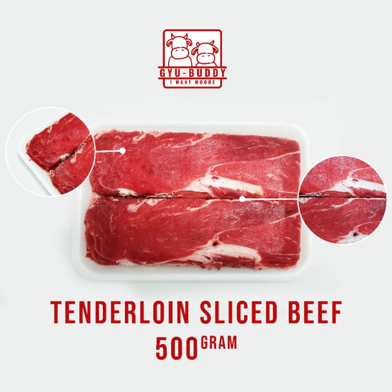 

Tenderloin Sliced Beef 500gr