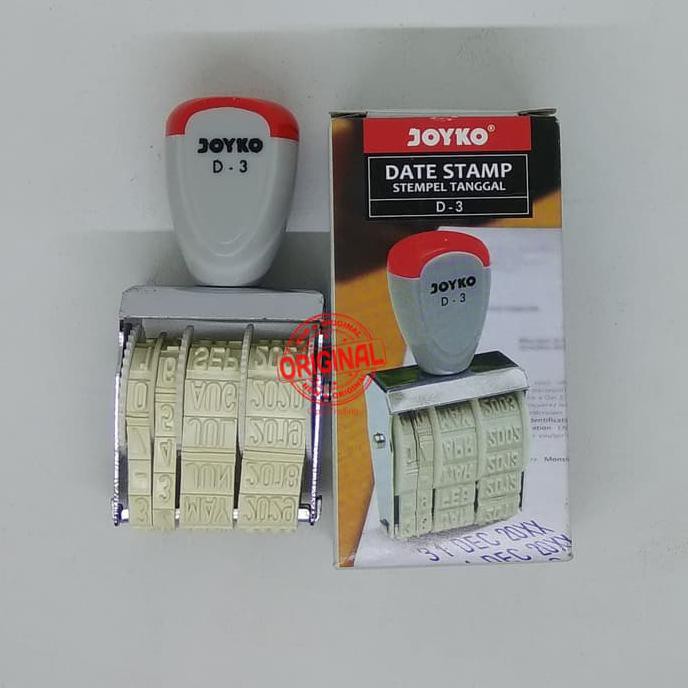 Stamp Joyko Date Stamp Stampel Tanggal D 3 Per Piece Limited Shopee Indonesia