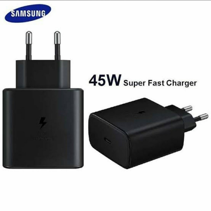 CHARGER SAMSUNG GALAXY S22 / S22 PLUS / S22 ULTRA 45W SUPERFAST - ADAPTOR ONLY / ADAPTOR + KABEL