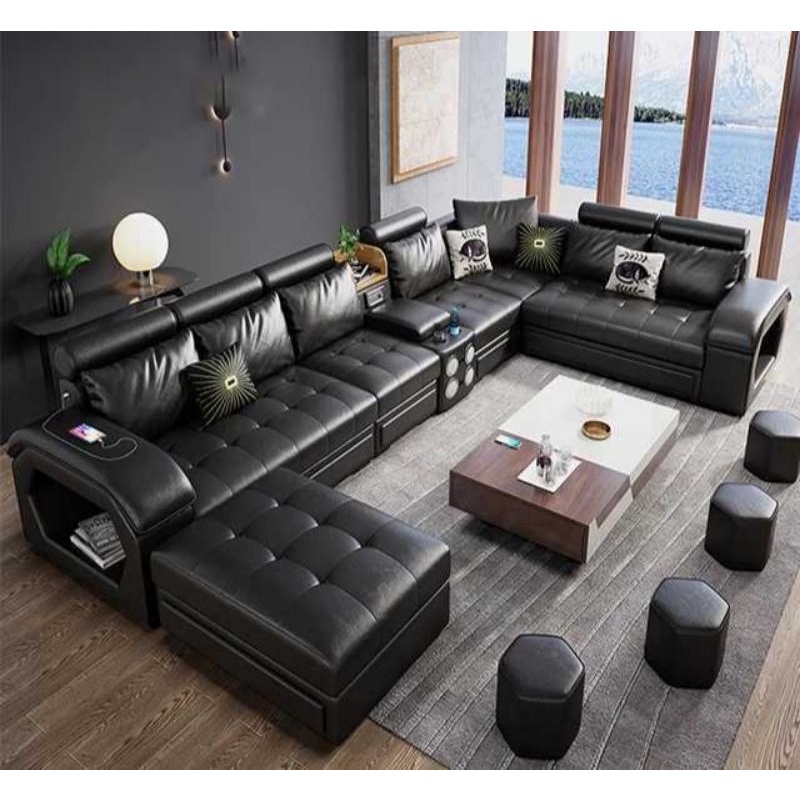 sofa Letter U jumbo / sofa keluarga / sofa ruang tamu