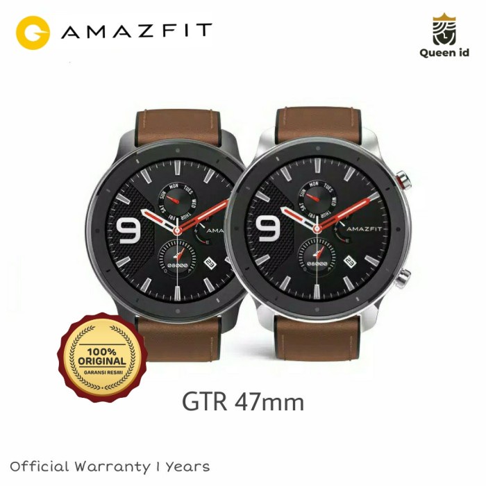 HANDPHONE & TABLET WEARABLE DEVICES AMAZFIT GTR 47MM SMARTWATCH AMOLED - SMART WATCH GTR 47 MM GPS G