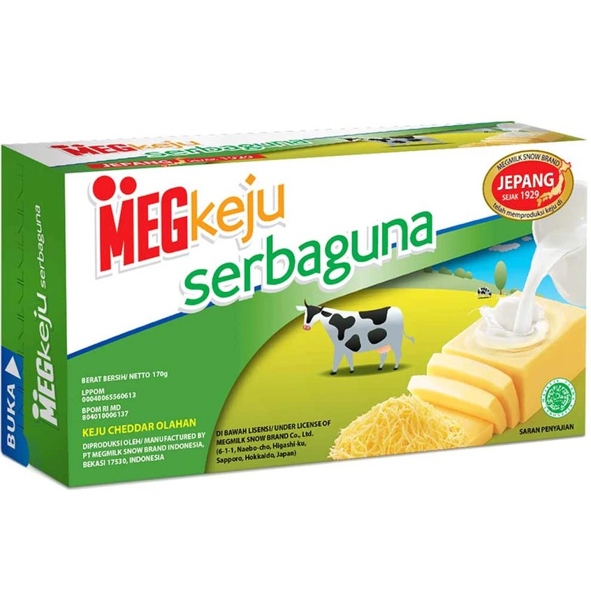 

PROMO !!! Meg Keju Cheddar 170gr Keju/Keju Meg Murah/Keju parut