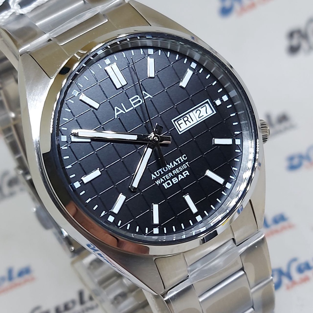 Alba Automatic AL4327X1 Black Dial - Jam Tangan Pria AL4327