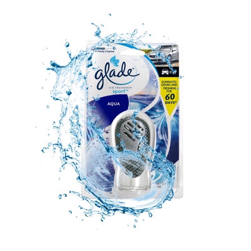 Parfum Mobil Glade Sport Car Perfume Aqua Reguler 7 ml Pengharum