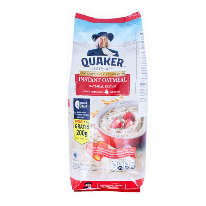 

QUAKER Instant Oatmeal 800gr - Oatmeal Instant Sereal