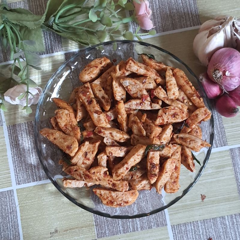 

Cemilan Pedas Basreng pedas daun jeruk