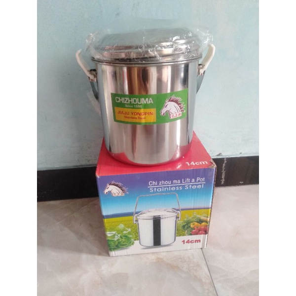 Rantang tunggal stainless steel / rantang soto bakso