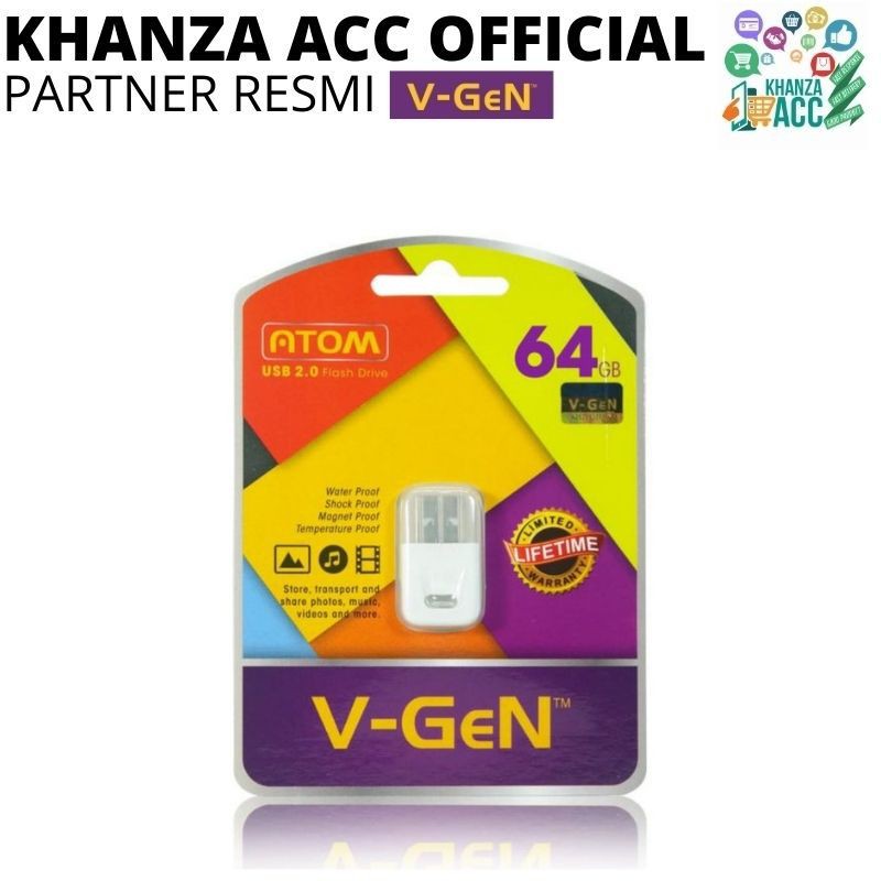 KHANZAACC FLASHDISK VGEN ATOM 64GB ORIGINAL