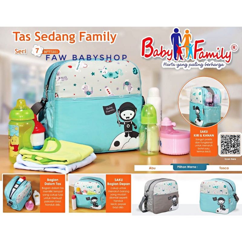 Baby Family Tas Sedang Seri 7 BFT7201 - Tas Perlengkapan Bayi