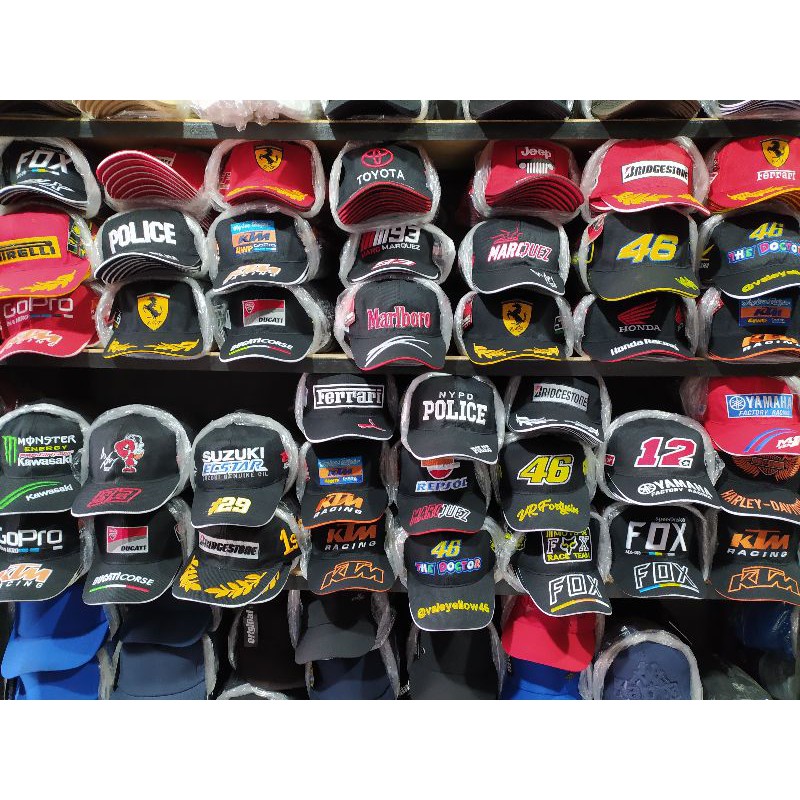 BASEBALL CAPS RACING / TOPI RACING 46/ TOPI YAMAHA / TOPI HONDA