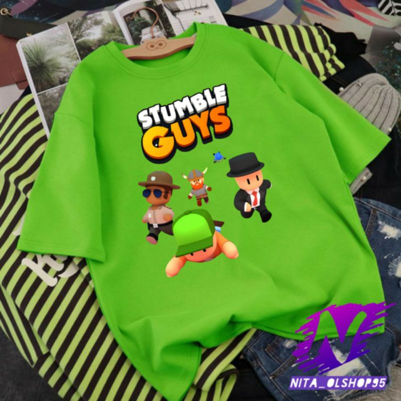 kaos anak stumble guys terbaru baju stumble guys