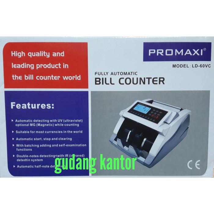

PROMO! Mesin Hitung Uang PROMAXI LD 60 VC / Money Bill Counter LD 60VC |Kalkulator