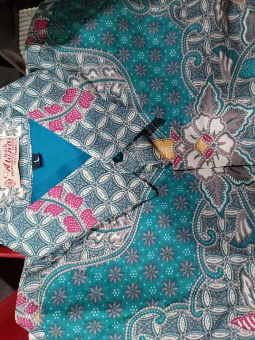 Batik Pria Lengan Panjang Keratonan Solo Premium Produksi Batik Aluna Sku074