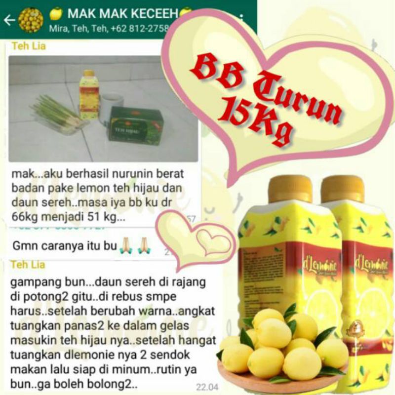 

Dlemonie Lemon murni 100%