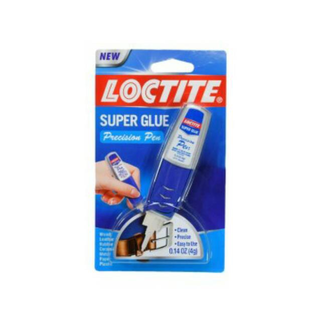 

Loctite Lem Super Glue Precision Pen 4 Gram - Lem Untuk Bahan Kayu Kulit Karet Keramik Metal MS17