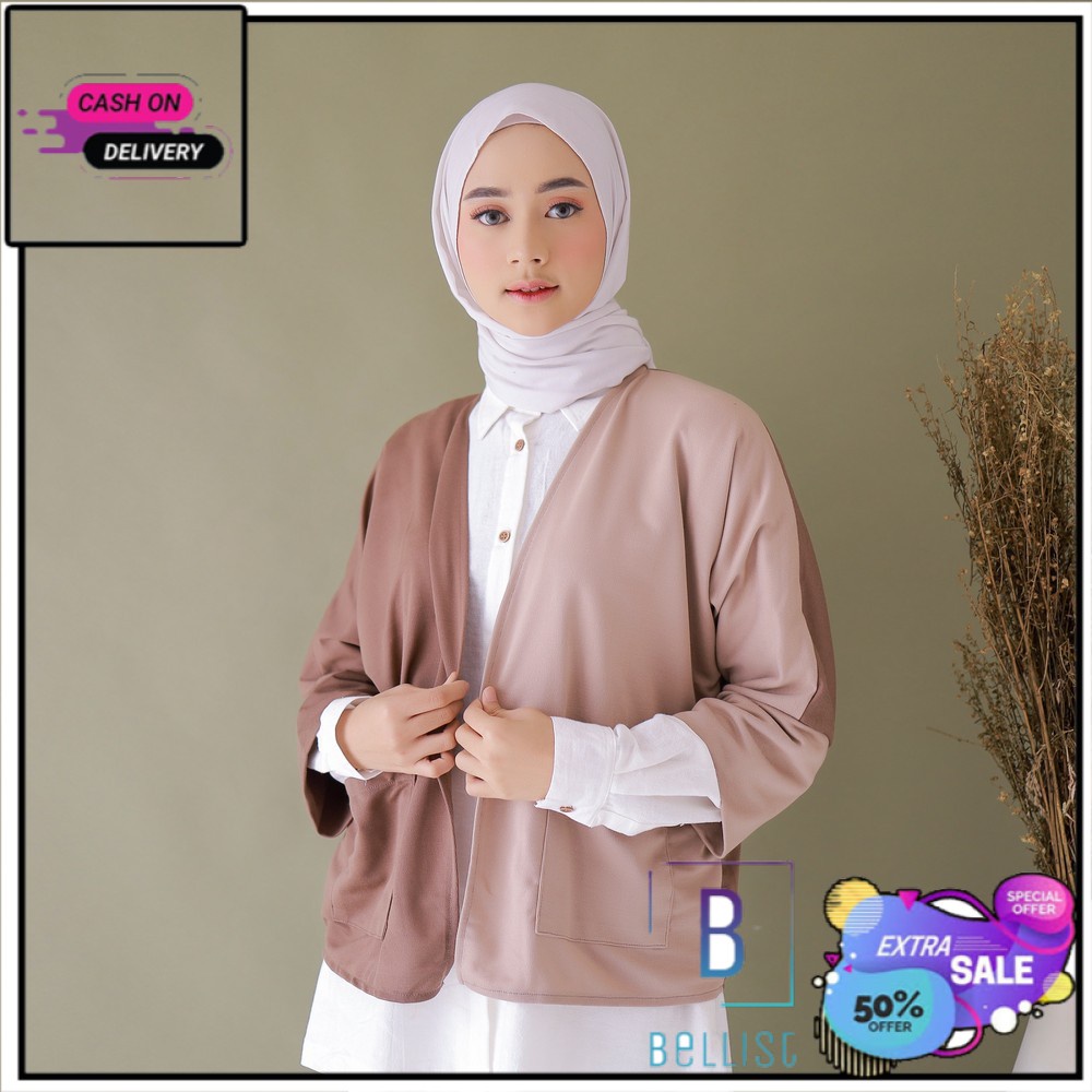 Jual Bellist Baju List Luar Wanita Kekinian Motif Terbaru Cantik Blazer ...