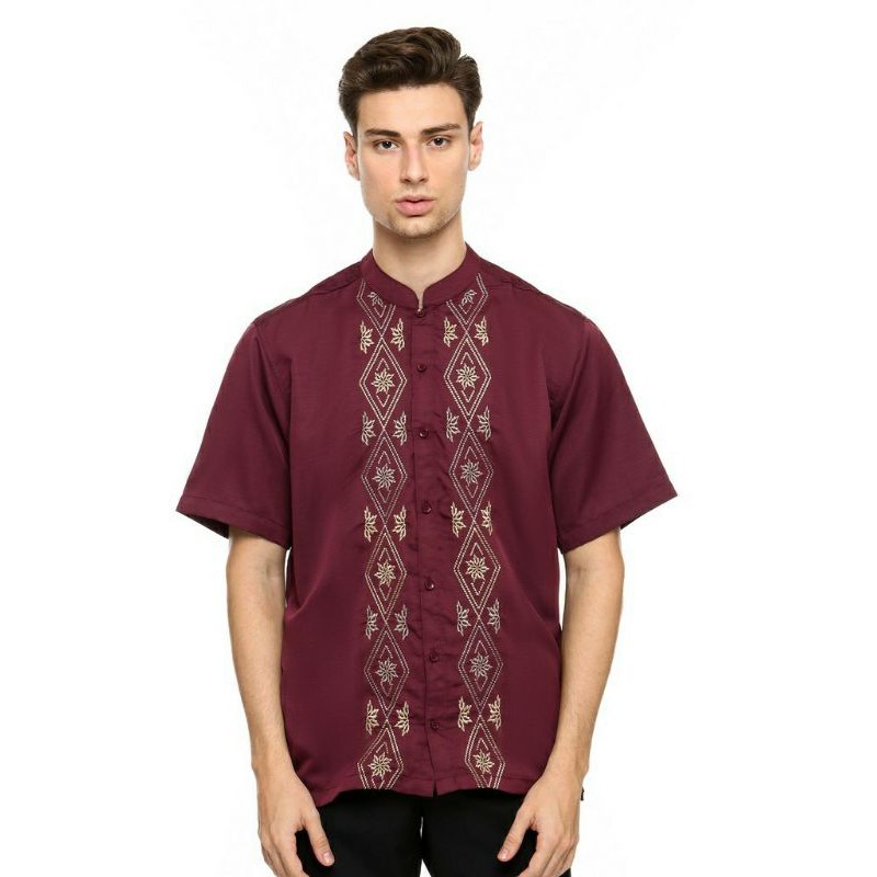 baju koko lengan pendek-sizeL