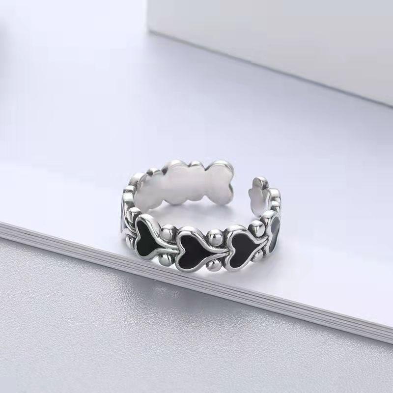 Cincin Bentuk Hati Gaya Harajuku