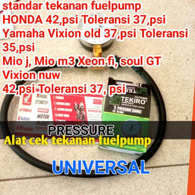 Muraaaahh.. 100 in 1 scaner manual fi full injeksi dan pressure geague alat bantu cek tekanan fuelpu
