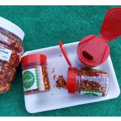

Chili Crushed Kemasan Botol 40 gr Free Bubble Wrap dan Dus Tebal