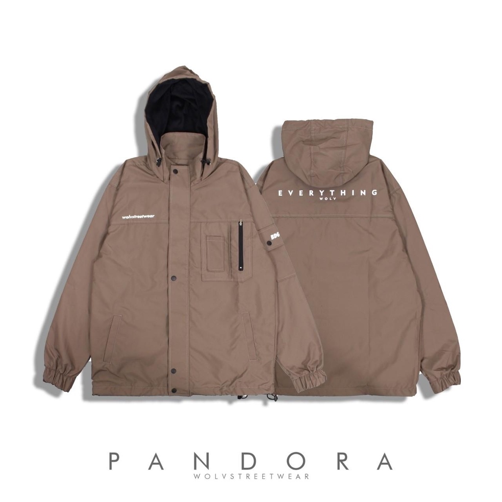 JAKET COLLAR WOLV PANDORA / JAKET PARKA PRIA WANITA / JAKET PARKA CASUAL FULLTAG GOOD QUALITY REALPICT