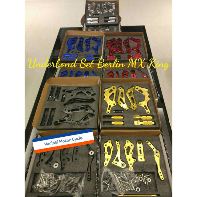 underbone Mx king full set / underbone mx king CNC / underbone Mx king  Depan-Belakang