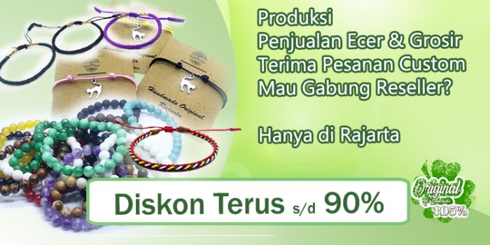 Gelang Etnik Tali Tenun Rajut Pendaki Petualang