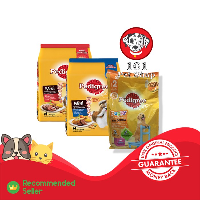 Makanan anjing pedigree 1.3kg all varian