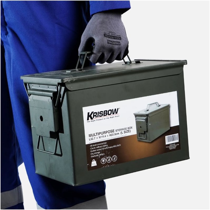Krisbow tool box Kotak Penyimpanan perkakas