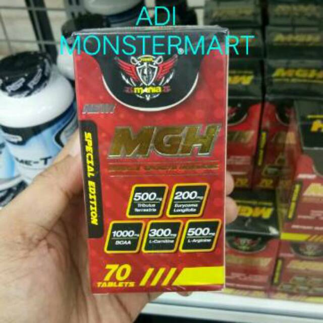 Power Mania MUSCLE GROWTH HORMONE MGH 70 Tablets - Pro Hormone Power Mania