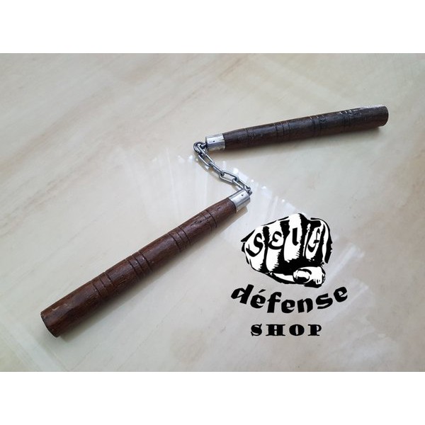 Double Stick-Nunchaku Local Product-Bahan Kayu Aren