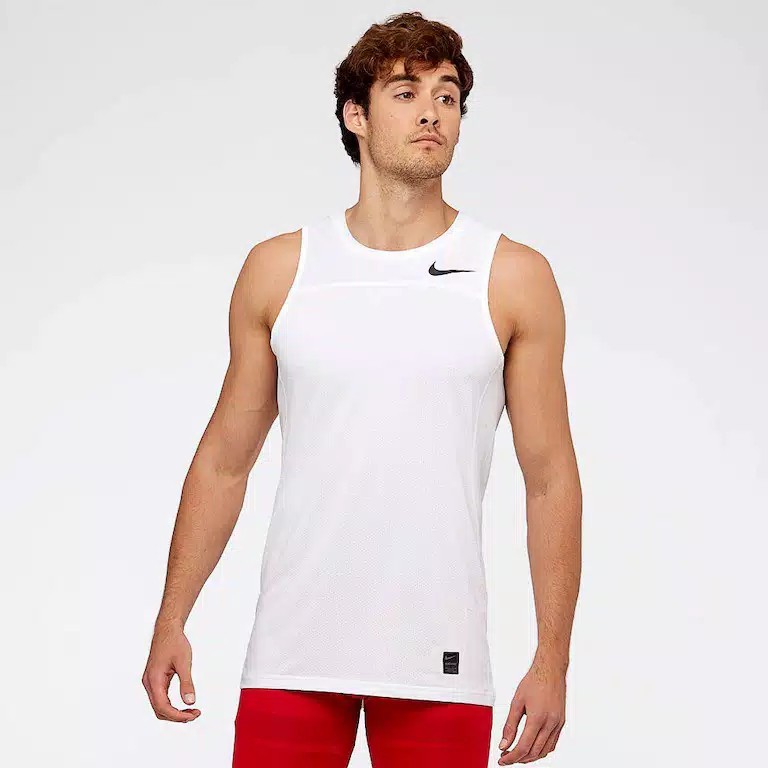 SINGLET MANSET BASELAYER BAJU GYM FITNESS NIKE COMBAT GRADE ORI