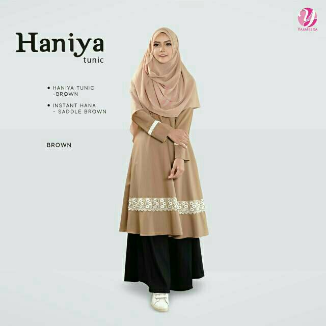 Haniya Tunic Dewasa by Yasmeera Tunik Toyobo Fodu (HQ)  Ied series Lebaran