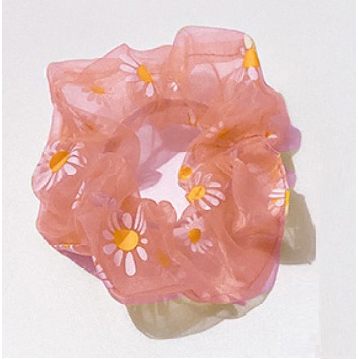 Gelang Ikat Rambut Usus 02 Cincin Gaya Korea Fashion Mutiara Beads Daisy Stawberry Aksesoris Cewek