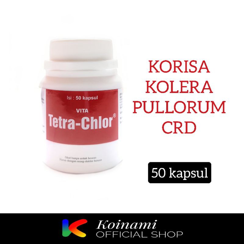 VITA TETRA CHLOR 50 KAPSUL / antibiotik Multivitamin Mineral / obat Ayam / MEDION