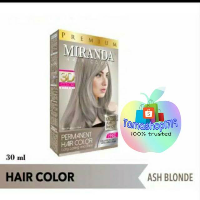  Miranda  hair  color  MC 16 Ash  Blonde  Shopee Indonesia