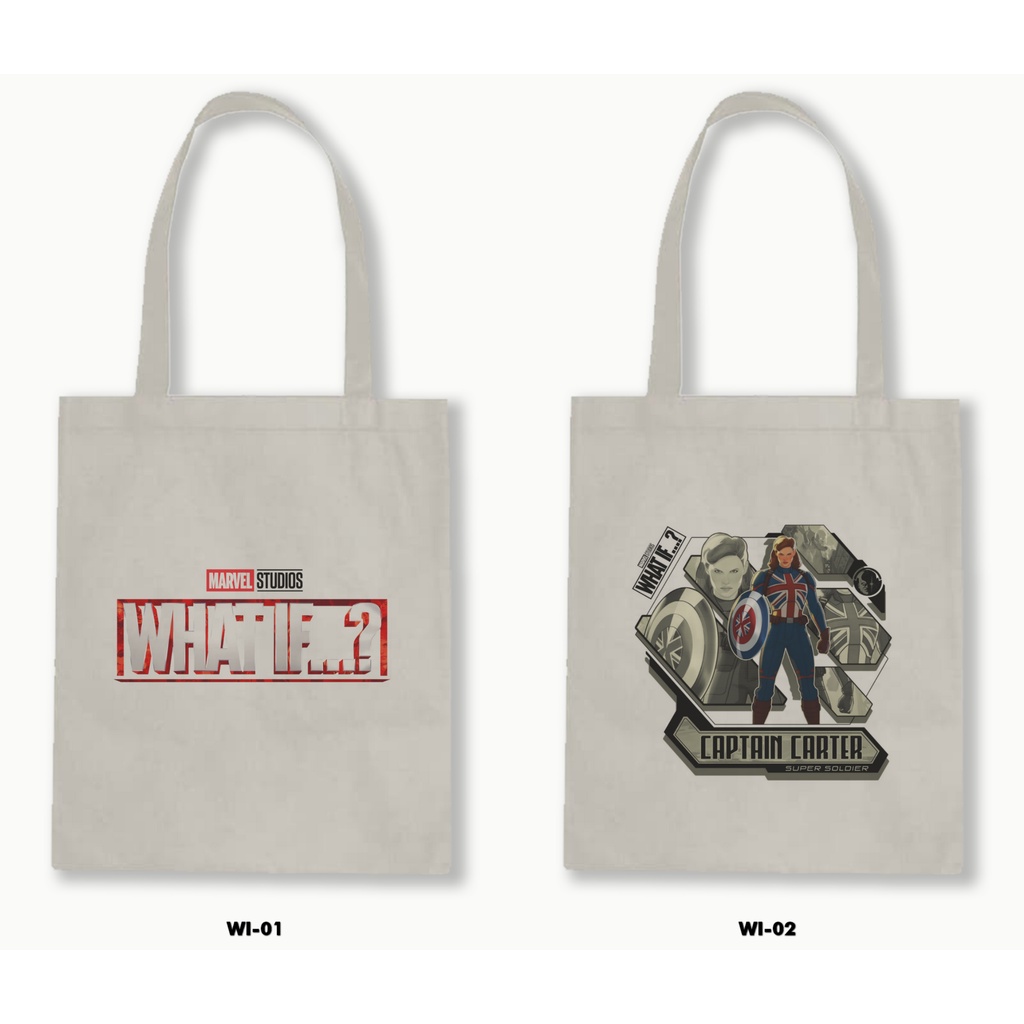 TOTE BAG BLACU - MARVEL WHAT IF