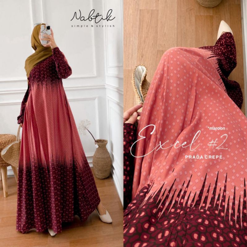 EXCELL DRESS VOL 2 ORI BY NABTIK HIJAB