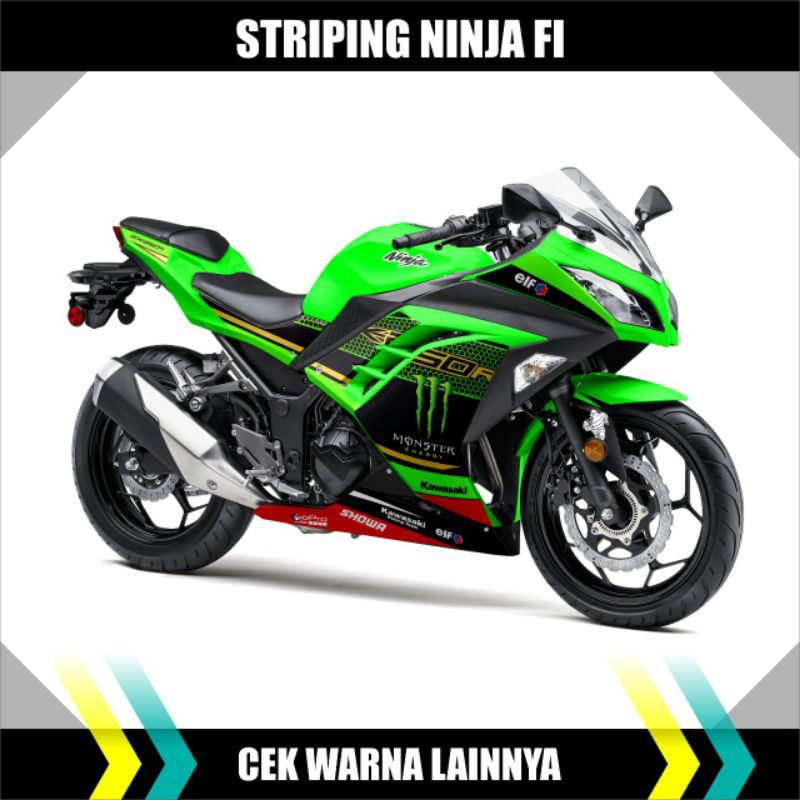 Striping Sticker Ninja 250 Fi Old 2013 2014 / DECAL STIKER NINJA FI 250