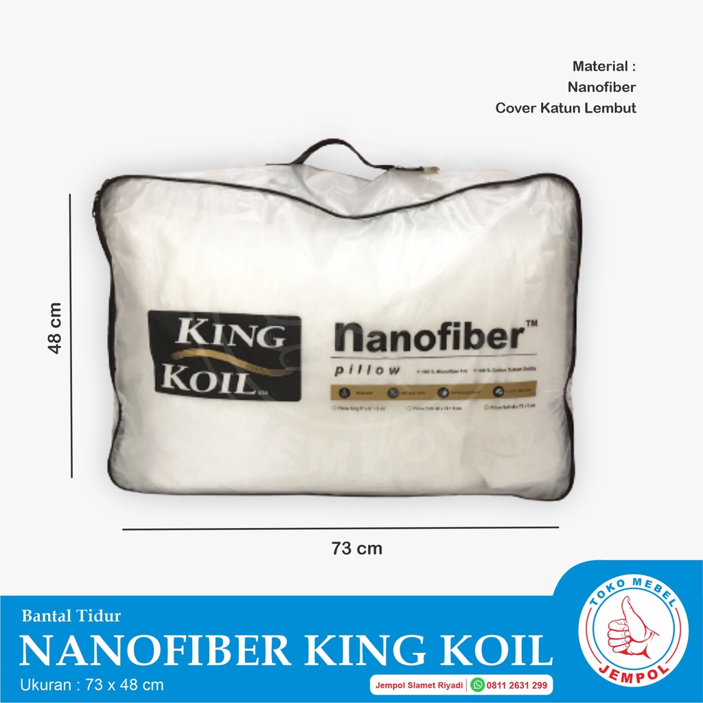 Jual Bantal Nanofiber King Koil / Nano Fiber KINGKOIL (FIRM) Indonesia