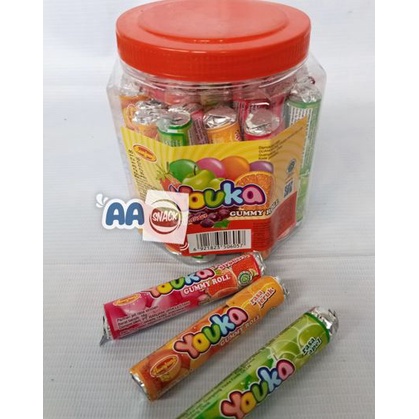 

YOUKA GUMMY ROLL TOPLES ISI 30 X 16GR