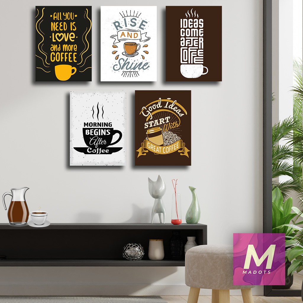 Hiasan Dinding Dekorasi Rumah Minimalis Pajangan Coffe Quotes Model Kopi 3 Ukuran 15x20 Berkualitas Shopee Indonesia