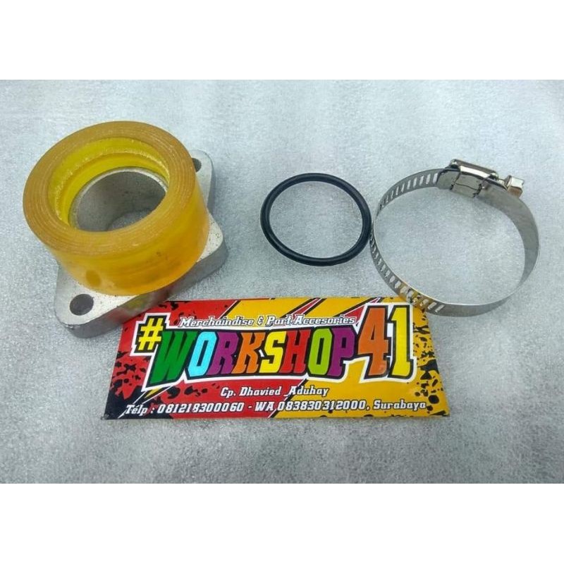 Manipol intek karbulator PE 28/manifol GL,Mega pro,Tiger karet intak/manipol pe 28