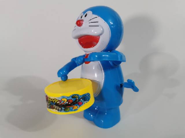 Mainan gendang drum hello Kitty nari doraemon monyet monkey emon hk