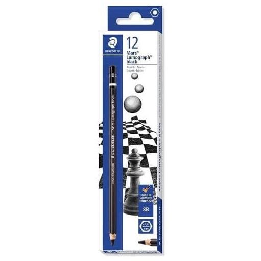 

PERALATAN MENGGAMBAR STAEDTLER MARS LUMOGRAPH 8B BLACK - SPECIAL EDITION PERALATAN LUKIS